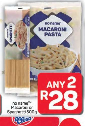 no name Macaroni or Spaghetti