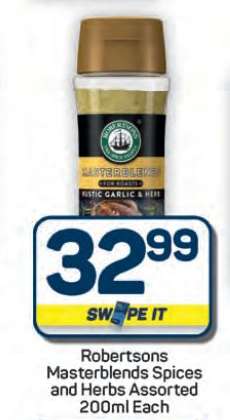 Robertsons Masterblends Spices and Herbs Assorted
