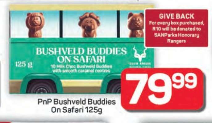 PnP Bushveld Buddies On Safari 125g