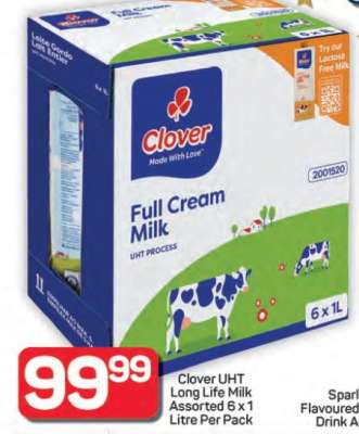 Clover UHT Long Life Milk