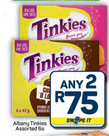 Albany Tinkies
Assorted 6s