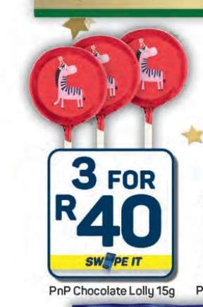 PnP Chocolate Lolly 15g