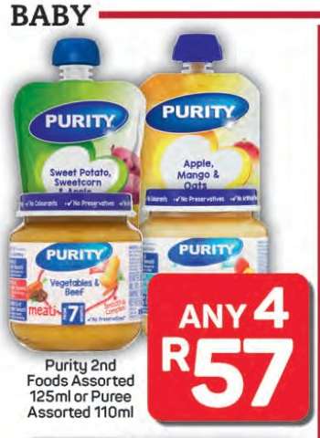 Purity 2nd Foods Assorted
