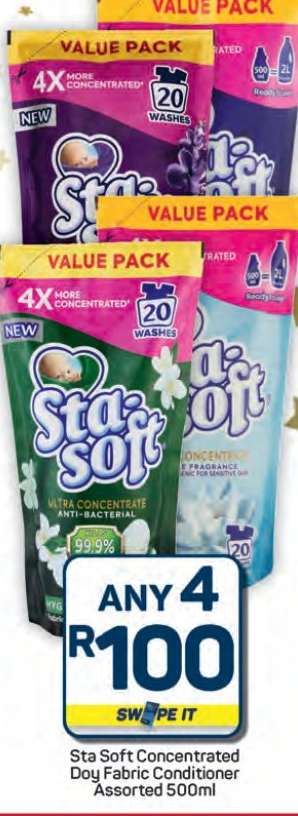 Sta Soft Concentrated Fabric Conditioner