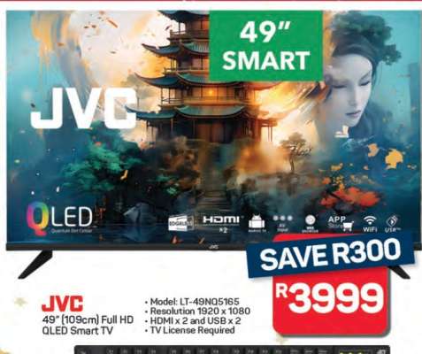 JVC 49" (109cm) Full HD QLED Smart TV