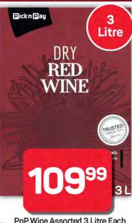 Pick n Pay Dry Red Wine