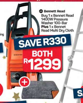 Bennett Read Pressure Washer and Cloth