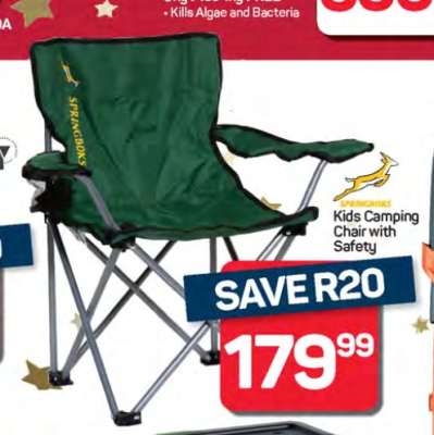 Springboks Kids Camping Chair with Safety