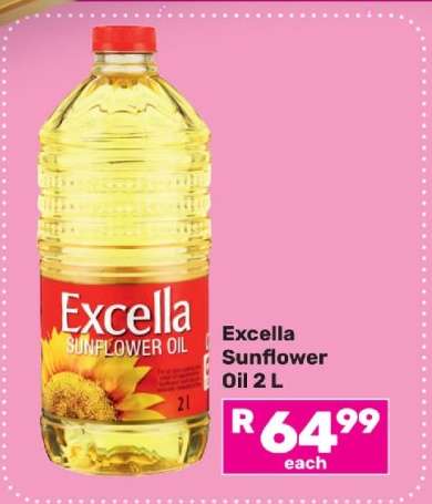 Excella Sunflower Oil 2 L