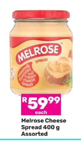 Melrose Cheese Spread 400 g Assorted
