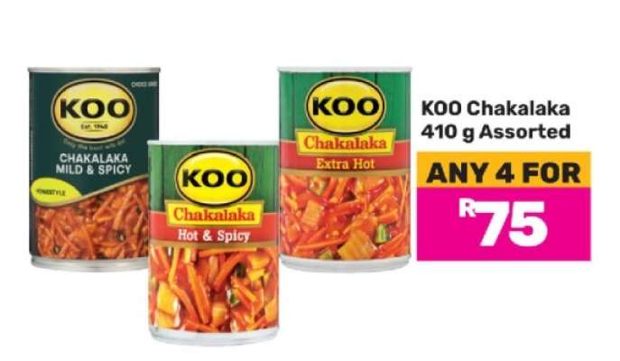 KOO Chakalaka 410 g Assorted