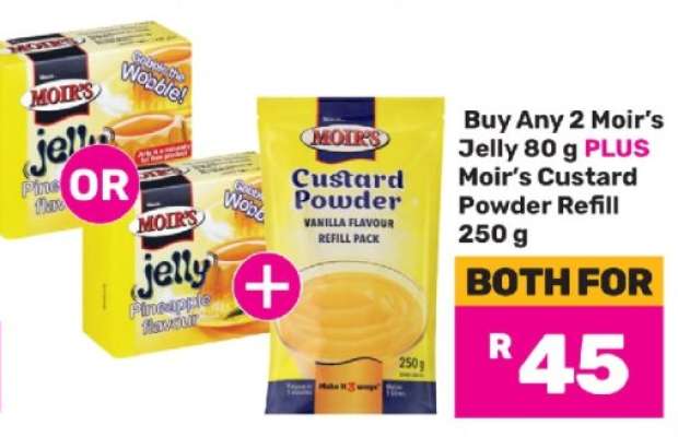 Moir's Jelly & Custard Powder Refill