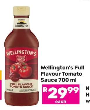 Wellington's Full Flavour Tomato Sauce 700 ml