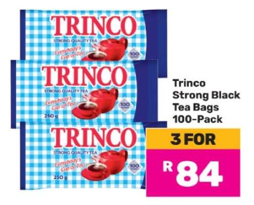 Trinco Strong Black Tea Bags 100-Pack