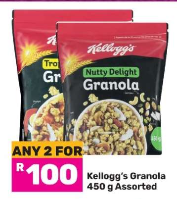 Kellogg’s Granola 450 g Assorted