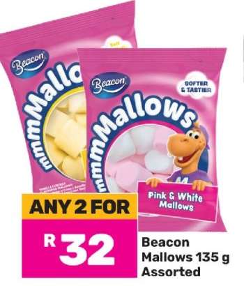 Beacon Mallows 135 g Assorted
