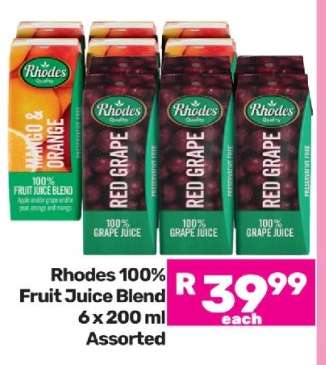 RHODES 100% FRUIT JUICE BLEND