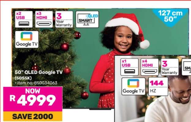 50" QLED Google TV (50S5K)