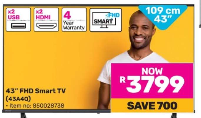 43" FHD Smart TV (43A4Q)