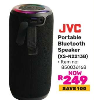 JVC Portable Bluetooth Speaker (XS-N2213B)