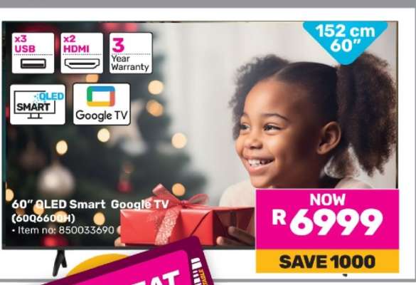 60" QLED Smart Google TV