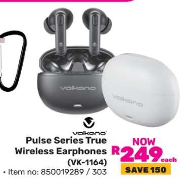 Volkano Pulse Series True Wireless Earphones (VK-1164)