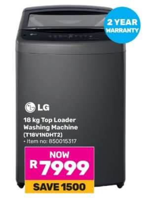 LG 18 kg Top Loader Washing Machine (T18V1NDHT2)