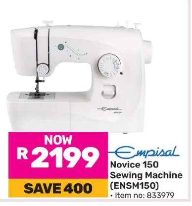 Empisal Novice 150 Sewing Machine (ENSM150)
