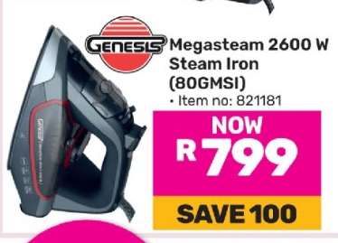 Genesis Megasteam 2600 W Steam Iron (80GMSI)