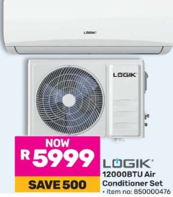 Logik 12000BTU Air Conditioner Set