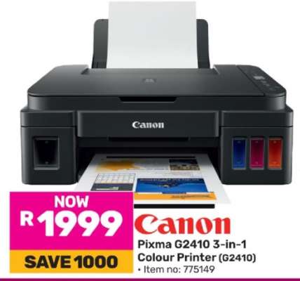 Canon Pixma G2410 3-in-1 Colour Printer (G2410)