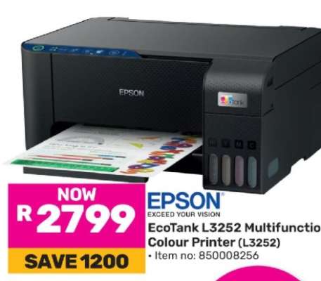 Epson EcoTank L3252 Multifunction Colour Printer (L3252)