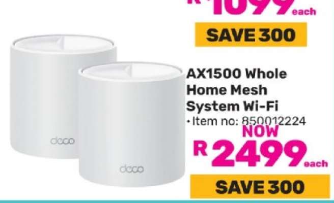 AX1500 Whole Home Mesh System Wi-Fi