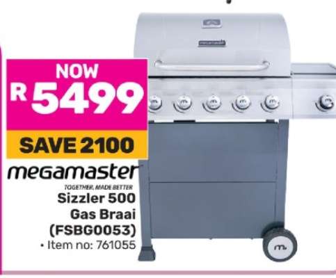 Megamaster Sizzler 500 Gas Braai FSBG0053