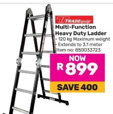 TRADEquip Multi-Function Heavy Duty Ladder