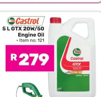 Castrol 5 L GTX 20W-50 Engine Oil