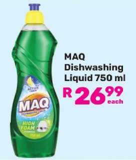 MAQ Dishwashing Liquid 750 ml