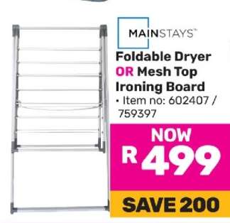 Foldable Dryer OR Mesh Top Ironing Board