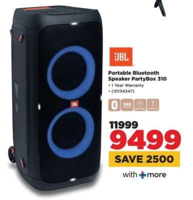 JBL Portable Bluetooth Speaker PartyBox 310