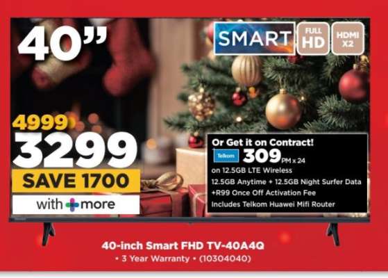 40-inch Smart FHD TV-40A4G