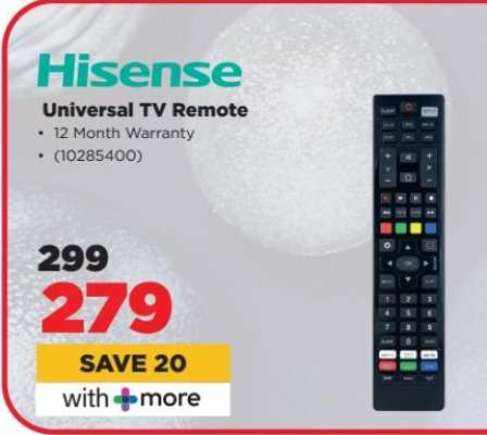 Hisense Universal TV Remote