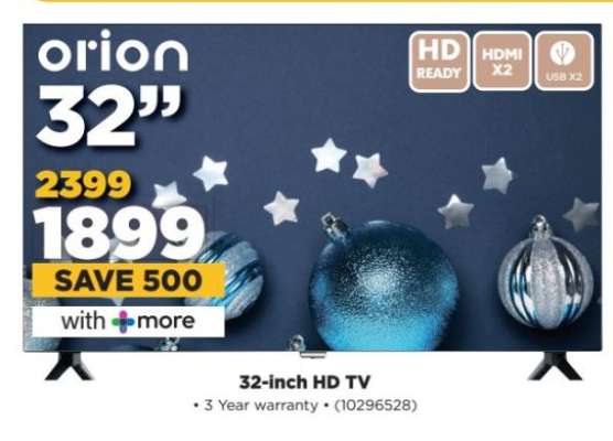 Orion 32-inch HD TV