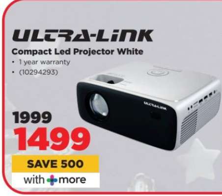 Ultra-Link Compact Led Projector White