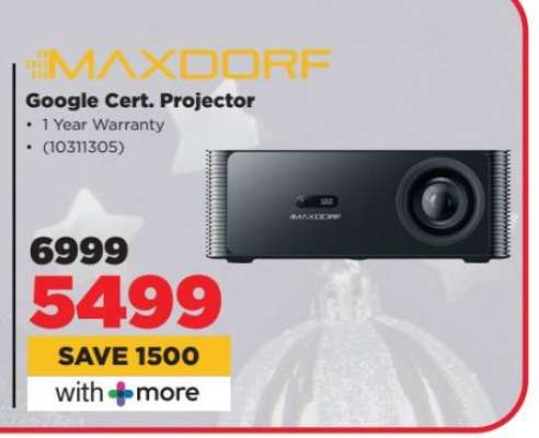 MAXDORF Google Cert. Projector