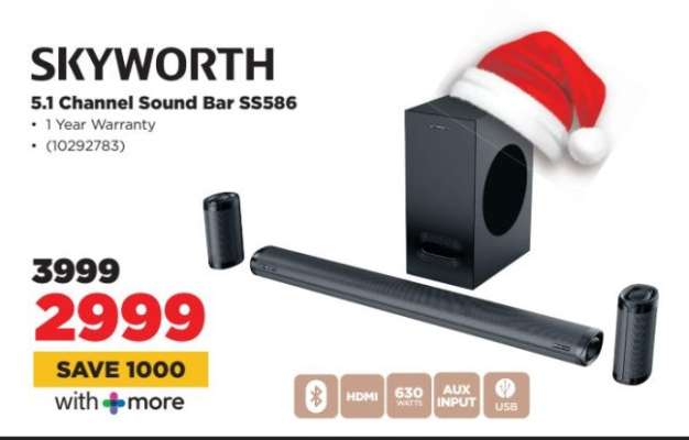SKYWORTH 5.1 Channel Sound Bar SS586