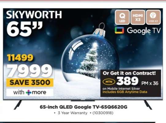 Skyworth 65" TV