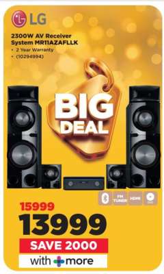 LG 2300W AV Receiver System MR1AZAFLLK