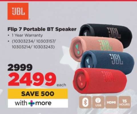 JBL Flip 7 Portable BT Speaker