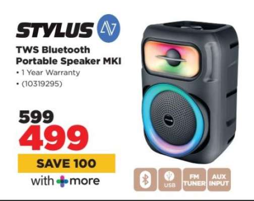 STYLUS TWS Bluetooth Portable Speaker MKI