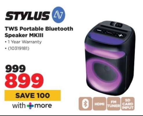 TWS Portable Bluetooth Speaker MKIII